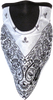 Schampa & Dirt Skins Facefit Facemask - White Paisley Fmv-208