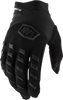 100% Airmatic Gloves - Black/Charcoal - Small 10000-00000