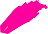Ufo Mx Rear Fender - Fluorescent Pink Ho04699-P
