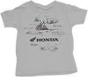 Factory Effex Toddler Honda Lunar T-Shirt - Heather Gray - 3T 22-83322