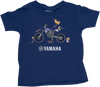Factory Effex Toddler Yamaha Pit Crew T-Shirt - Navy - 3T 22-83222