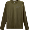 Pursue Performance Long-Sleeve T-Shirt - Military Green - Medium 123271000690M
