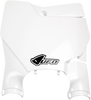 Ufo Stadium Number Plate - Ktm White - Ktm Kt04080042