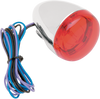 Chris Products Turn Signal - Chrome/Red 8887R