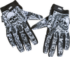 Lethal Threat Tattoo Gloves - Black/White - Xl Gl15017Xl