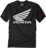 Factory Effex Youth Honda Big Wing T-Shirt - Black - Small 21-83320