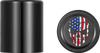 Figurati Designs Docking Hardware Covers - Red/White/Blue American Flag Skull - Short - Black Fd25-Dc-2530-Bk