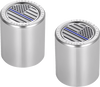 Figurati Designs Docking Hardware Covers - American Flag - Blue Line - Short - Stainless Steel Fd70-Dc-2530-Ss