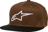 Ageless Flat Bill Hat - Brown/Black - Large/Xl 1035810158010Lx