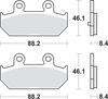 Sbs Scooter Brake Pads - Burgman 182Ms