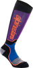 Mx Plus Socks - Black/Purple/Blue/Orange - Large 4702324-1246-L