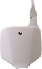 Polisport Number Plate - Oem White - Kawasaki/Suzuki 8661500010