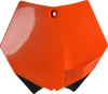 Polisport Number Plate - Oem '07 - '10 Orange - Ktm 8664400001