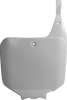 Polisport Number Plate - Oem White - Honda 8673000002