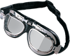 Drag Specialties Red Baron Goggles - Stainless Steel