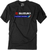 Factory Effex Suzuki Factory Racing T-Shirt - Heather Charcoal - Xl 22-87406