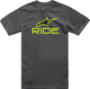Ride 4.0 T-Shirt - Charcoal/Lime/Black - Xl 1214-73112-1845-Xl