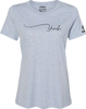 Factory Effex Women'S Yamaha Signature T-Shirt - Light Heather Blue - Xl 27-87246