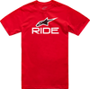 Ride 4.0 T-Shirt - Red/White/Black - Large 1214-73112-321-L