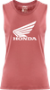 Factory Effex Women'S Honda Wing Muscle Tank Top - Paprika - Medium 27-87352