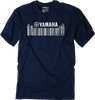 Factory Effex Yamaha Coded T-Shirt - Navy - Medium 26-87212