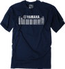 Factory Effex Yamaha Coded T-Shirt - Navy - Large 26-87214