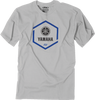 Factory Effex Yamaha Hexagon T-Shirt - Gray - Medium 26-87202