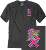 Kawasaki Retro Kx T-Shirt - Heather Charcoal - Xl 28-87116
