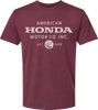 Honda Apparel Honda Motor Company T-Shirt - Maroon - Xl Np21S-M3022-Xl