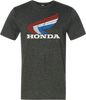 Honda Apparel Honda Vintage Wing T-Shirt - Gray - Medium Np21S-M1821-M