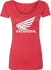 Honda Apparel Women'S Honda Wing T-Shirt - Red - Large Np21S-L3029-L