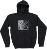 Moose Racing Youth Split Personality Hoodie - Black - Medium 3052-0674