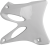 Polisport Radiator Cover - White - Yz 125/250 8426000001
