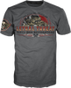 Lethal Threat Vintage Velocity Tired Iron Restorations T-Shirt - Gray - 2Xl Vv40174Xxl