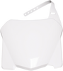 Acerbis Front Number Plate - White 2113620002