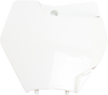 Acerbis Front Number Plate - White 2421120002