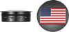 Figurati Designs Swing Arm Covers - American Flag - Custom - Reversed - Black Fd21R-Af-Bk