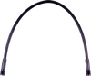 Universal Xr Brake Line - 15" - Black W/ Black Fittings Sbb0500-15