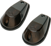 Flush Mount Marker Lights - Carbon/Smoke 25-8026