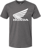 Honda Apparel Honda Wing T-Shirt - Heather/White - 2Xl Np21S-M3016-2X