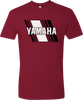 Yamaha Apparel Yamaha Heritage Diagonal T-Shirt - Red - 2Xl Np21S-M3118-2X
