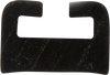 Black Replacement Slide - Uhmw - Profile 10 - Length 64.00" - Arctic Cat 10-6400-0-01-01