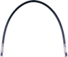 Universal Xr Brake Line - 28" - Black W/ Chrome Fittings Sbc0500-28