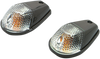 Flush Mount Marker Lights - Black/Clear 25-8022