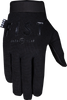 Fist Handwear Glove Moto Hybrid Leather Black Md Fhb001M