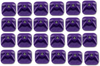 Stud Boy Single Backer Plates - Purple - 24 Pack 2513-P1-Pur
