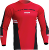 Thor Intense Assist Berm Long-Sleeve Jersey - Red/Black - Large