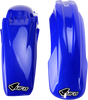 Ufo Front And Rear Mx Fender Kit - Blue - Yz125/250 Yafk300-999