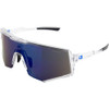 Bobster Sprocket Sunglasses - Crystal Clear - Blue Mirror Bspr01