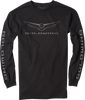 Factory Effex Goldwing Icon Long-Sleeve T-Shirt - Black - Medium 25-87832